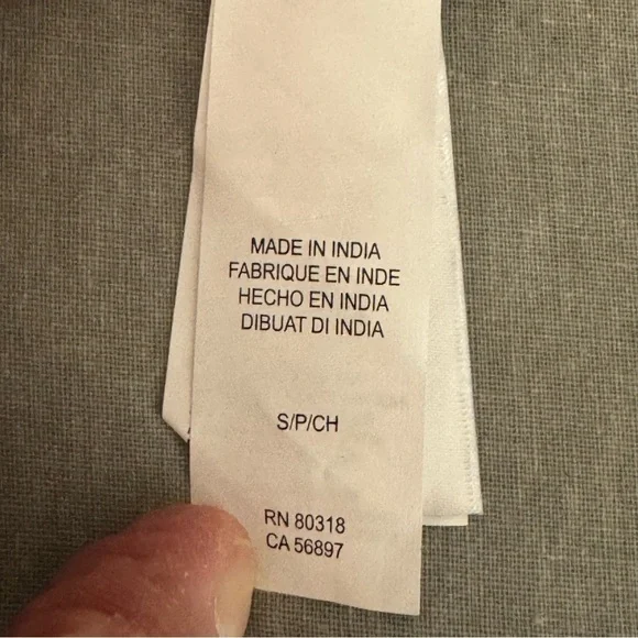 NWT LUCKY BRAND Indigo Floral Maxi Dress Boho Tassel Beach Dress Cover Up Size S - Picture 12 of 16